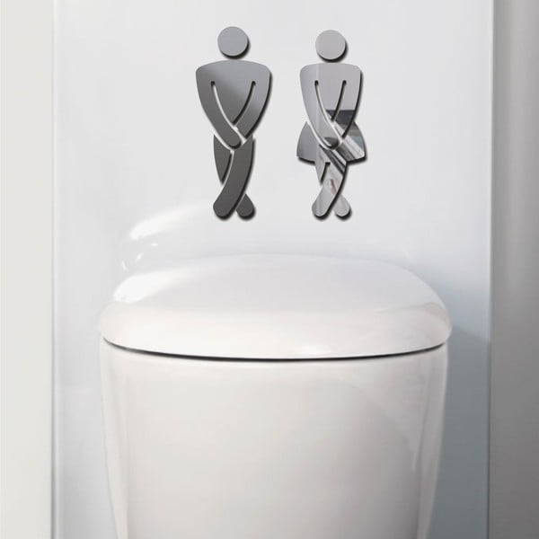 Dekorativní zrcadlo Toilet