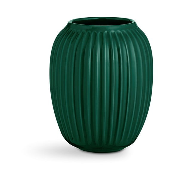 Зелена керамична ваза Hammershoi, ⌀ 16,5 cm Hammershøi - Kähler Design