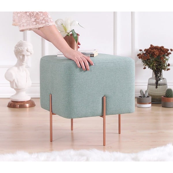 Светлосиня табуретка Copper – Artie-image-4