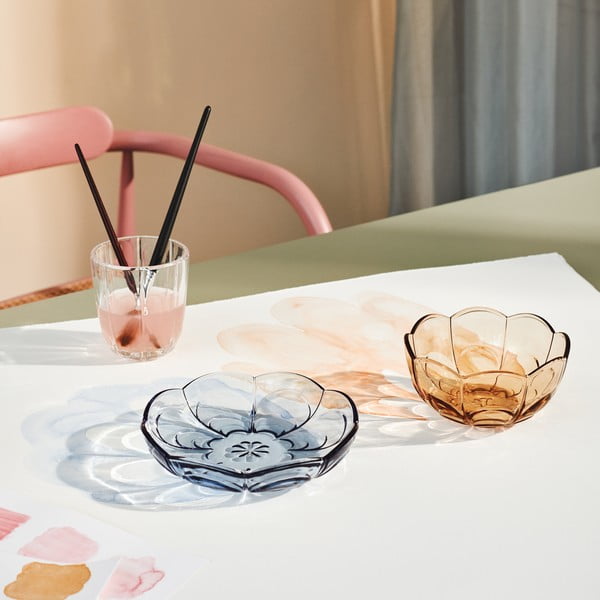 Светлосини десертни стъклени чинии в комплект от 2 бр. ø 16 см Lily - Holmegaard-image-4