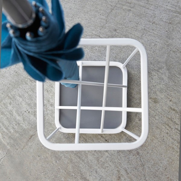 Бяла стойка за чадъри Square - YAMAZAKI-image-1