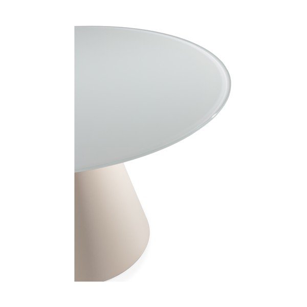 Кръгла трапезна маса със стъклен плот ø 120 cm Vida – MOME-image-3