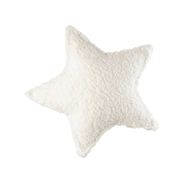 Кремава детска възглавница за диван от букле Star – Wigiwama