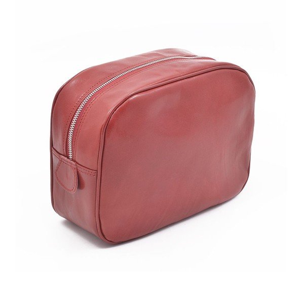 Kožená kosmetická taška Ferruccio Laconi Red-image-2