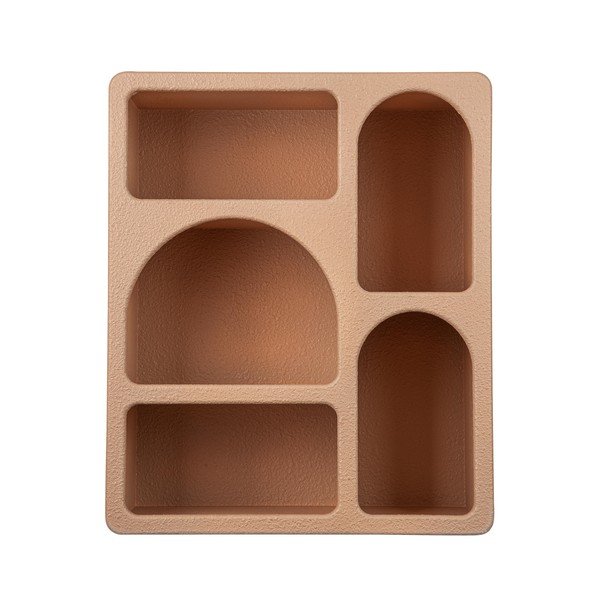 Теракотен на няколко нива стенен рафт 40 cm Creamy – Bizzotto-image-1