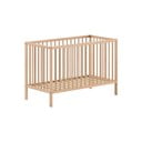 Детско креватче от масивен бор в естествен цвят 60x120 cm DINO – Vipack