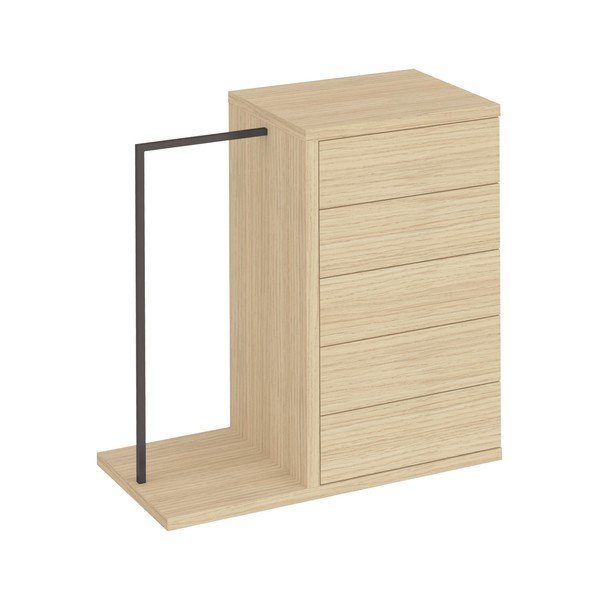 Нисък гардероб от дъб 105x113 cm Hugo - TemaHome-image-2