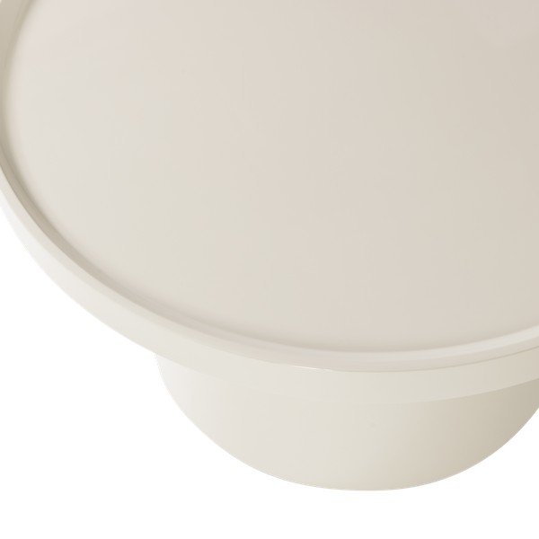 Сиво-бежова кръгла масичка за кафе ø 70 cm Veluna – WOOOD-image-2