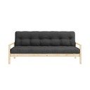 Тъмносив разтегателен диван 205 cm Knob - Karup Design
