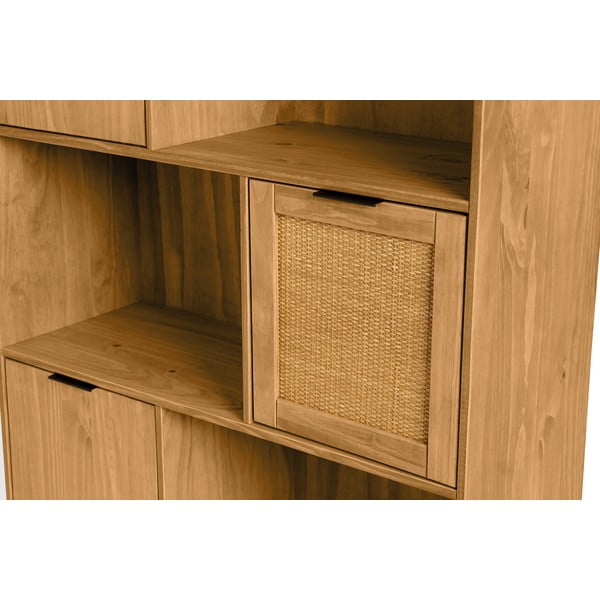 Библиотека от борова дървесина Natasha - Marckeric-image-1