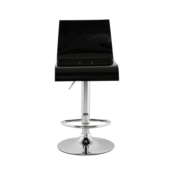 Черен бар стол Plexi - Kokoon-image-1