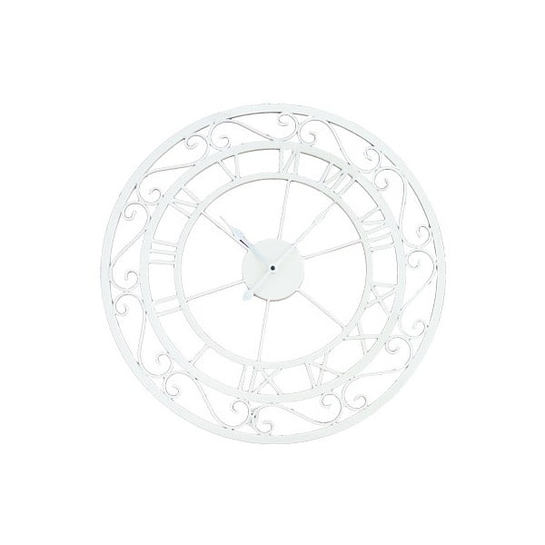 Nástěné hodiny Metall White, 55 cm