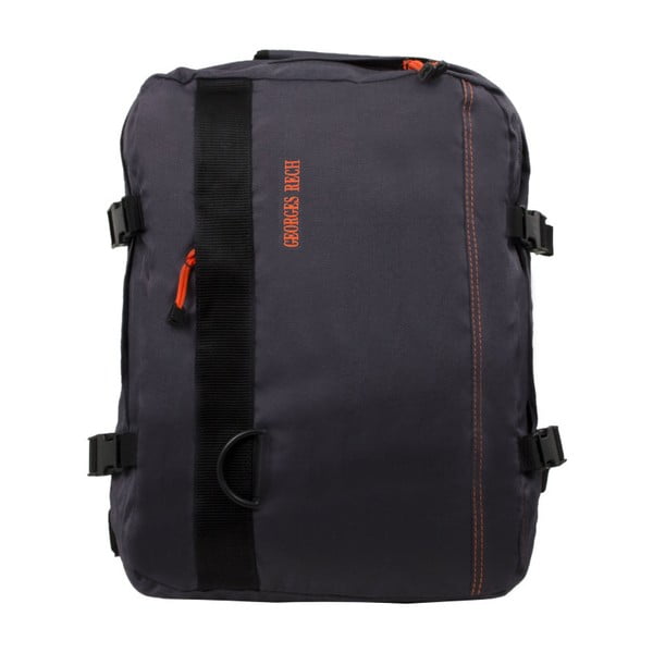 Cestovní batoh s oranžovými detaily Unanyme Georges Rech, 23 l