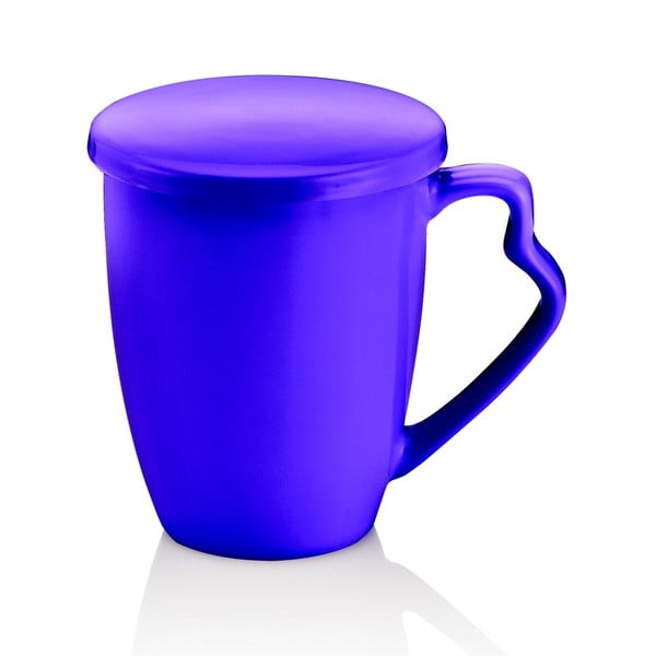 Лилава порцеланова чаша с капак Efrasia - Noble Life