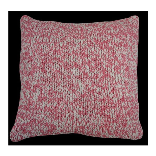 Polštář Double Knit Pink, 45x45 cm
