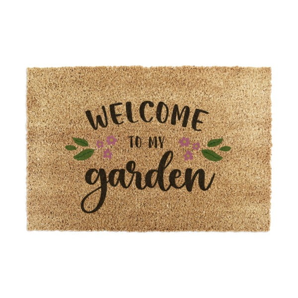 Изтривалка от кокосови влакна 60x90 cm Welcome to My Garden – Artsy Doormats