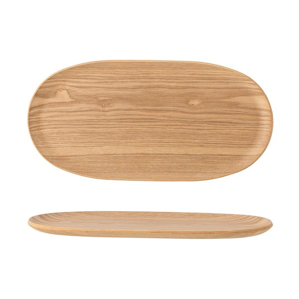 Декоративен поднос от дъбово дърво 15x31 cm Leyton – Bloomingville-image-3