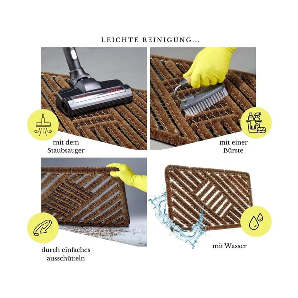 Изтривалка от кокосови влакна 45x75 cm Coco Natural – Hanse Home-image-3