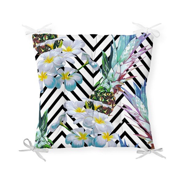Възглавница за сядане от памучна смес "Ананас", 40 x 40 cm - Minimalist Cushion Covers