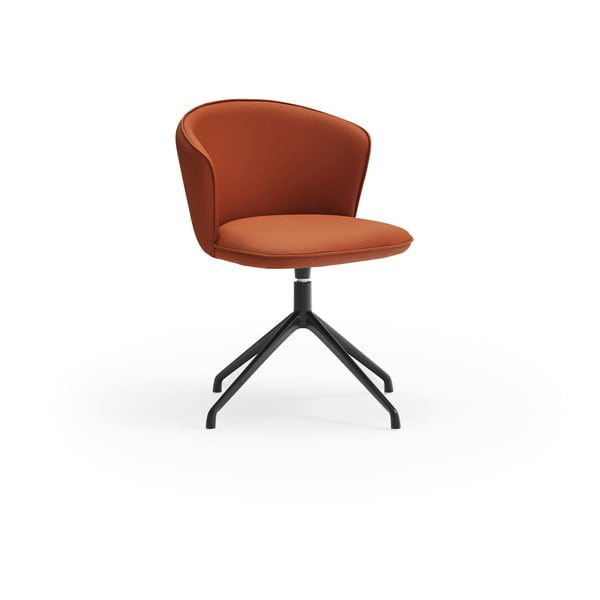 Оранжеви въртящи се трапезни столове в комплект от 2 броя Add - Teulat