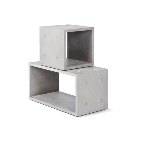 Библиотека за зарове Concrete Variable 2-Piece - Lyon Béton-image-3
