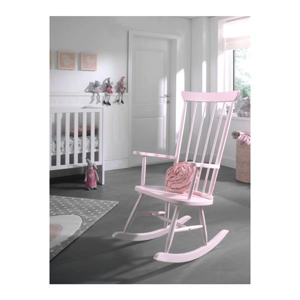 Розов люлеещ се стол Rocky - Vipack-image-1