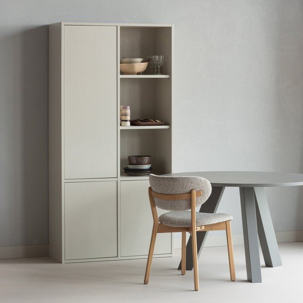 Кръгла трапезна маса от масивен дъб ø 129 cm Rhonda – WOOOD-image-1