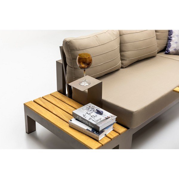 Бежов градински комплект   за 7 души Daisy – Floriane Garden-image-3