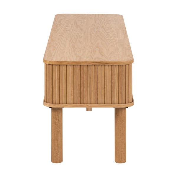 Маса за телевизор от дъб  в естествен цвят 140x45 cm Langley – Actona-image-4