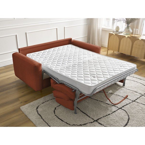 Оранжев диван за ежедневно спане/сгъваем 220 cm Cocoone – Bobochic Paris-image-1