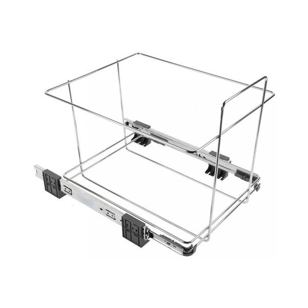 Сив пластмасов кош за отпадъци за вграждане за сортирани отпадъци 42+42 l Ecofil - Elletipi-image-4