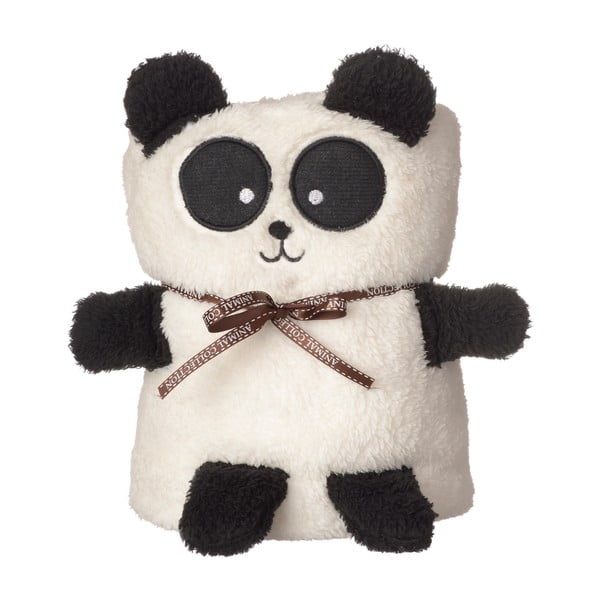 Черно-бяло одеяло с мотив на панда Panda - Le Studio