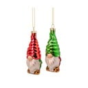 Стъклени ръчно изработени коледни украси в комплект от 2 бр. ø 4 cm Gonk – Sass & Belle