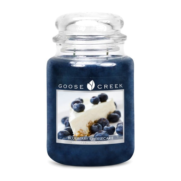 Ароматизирана свещ в стъклена кутия Blueberry Pie, 150 часа горене - Goose Creek