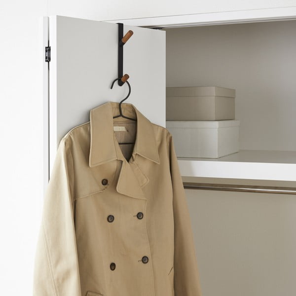 Черна метална закачалка за врата 1,5 cm Tower - YAMAZAKI-image-3