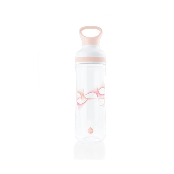 Бяла и розова бутилка за пътуване 0,8 л Flow Beat - Equa