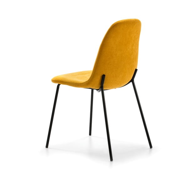 Жълти трапезни столове в комплект от 4 бр. Renne – Marckeric-image-2