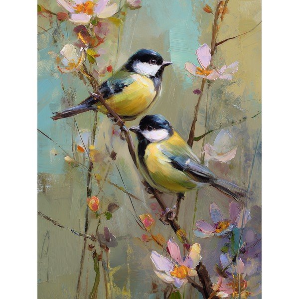 Печатна картина с включена рамка 60x80 cm Parus Pair – Styler