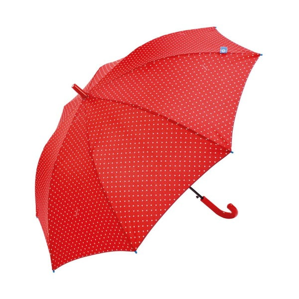 Детски червен гол чадър за деца Dots, ⌀ 108 cm - Ambiance