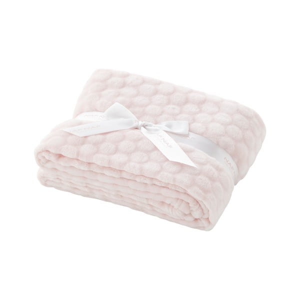 Розово бебешко одеяло Nube, 110 x 80 cm - Tanuki