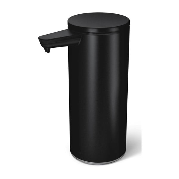 Матово-черен безконтактен стоманен дозатор за сапун 266 ml - simplehuman