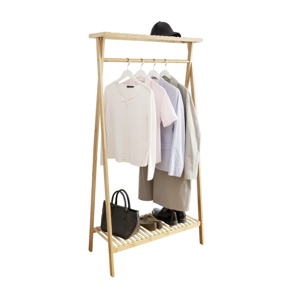 Бамбукова закачалка за дрехи в естествен цвят Lanai - Wenko-image-2