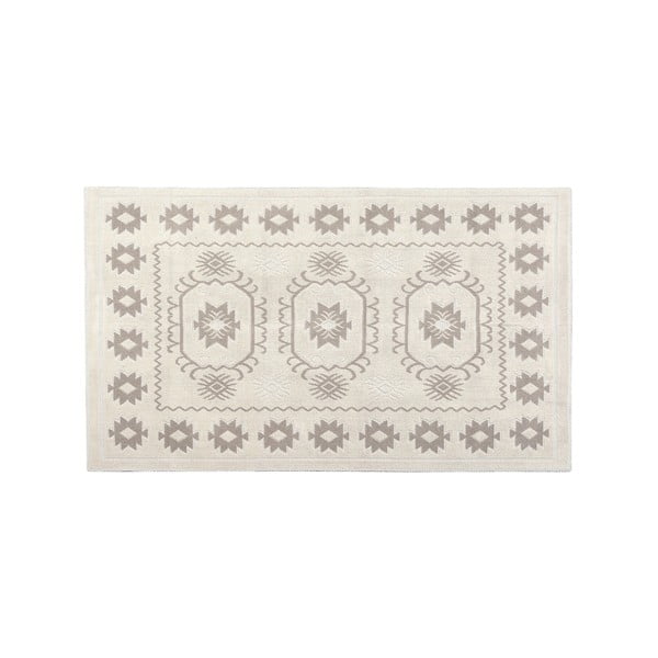 Bavlněný koberec Emily 100x200 cm, krémový