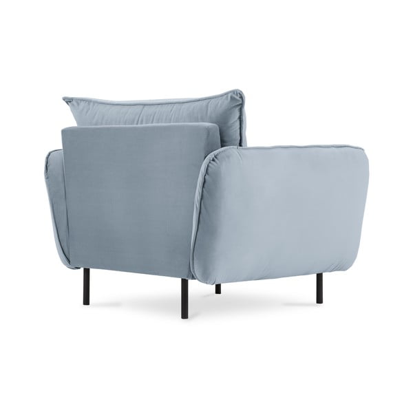 Светлосиньо кадифено кресло Vienna - Cosmopolitan Design-image-3