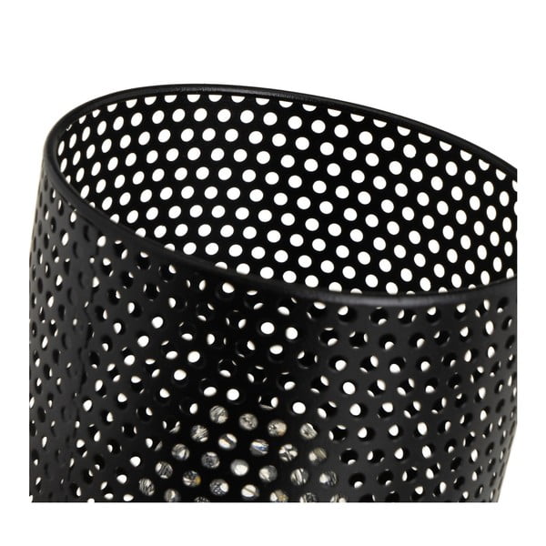 Черна настолна лампа с метален абажур (височина 20 cm) - Casa Selección-image-3