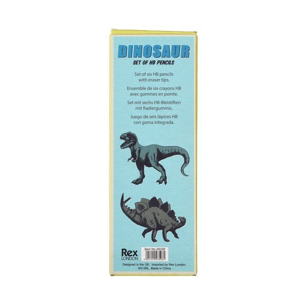 Моливи в комплект от 6 броя Prehistoric Land - Rex London-image-2