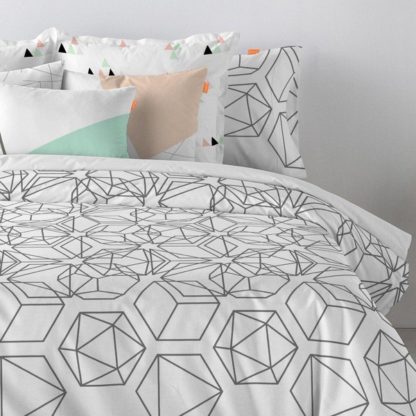 Памучна калъфка за възглавница , 60 x 60 cm Jewel - Blanc-image-1