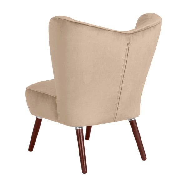 Бежов фотьойл Кадифе Sari - Max Winzer-image-2