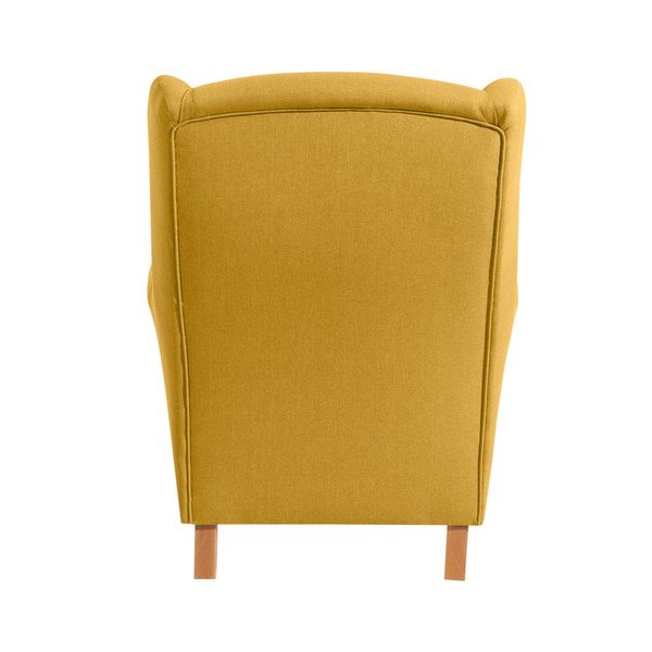 Žluté křeslo ušák Max Winzer Lorris Yellow-image-2