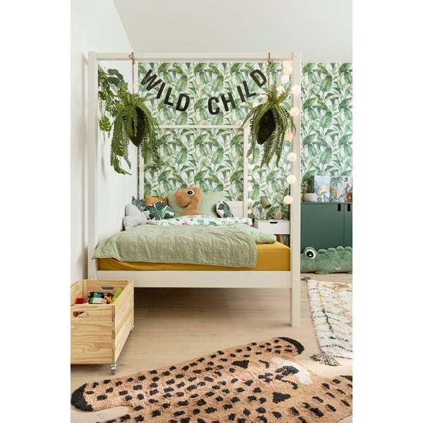 Бяло детско легло 140x200 cm PINO CANOPY – Vipack-image-1